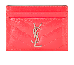 Saint Laurent Cassandre Cardholder, Patent, Fluo Pink, 0419, B/DB,1*